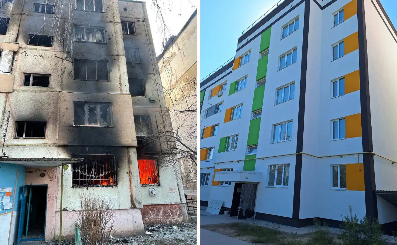 Мешканці пошкодженої війною п’ятиповерхівки в Макарові готуються повернутися додому