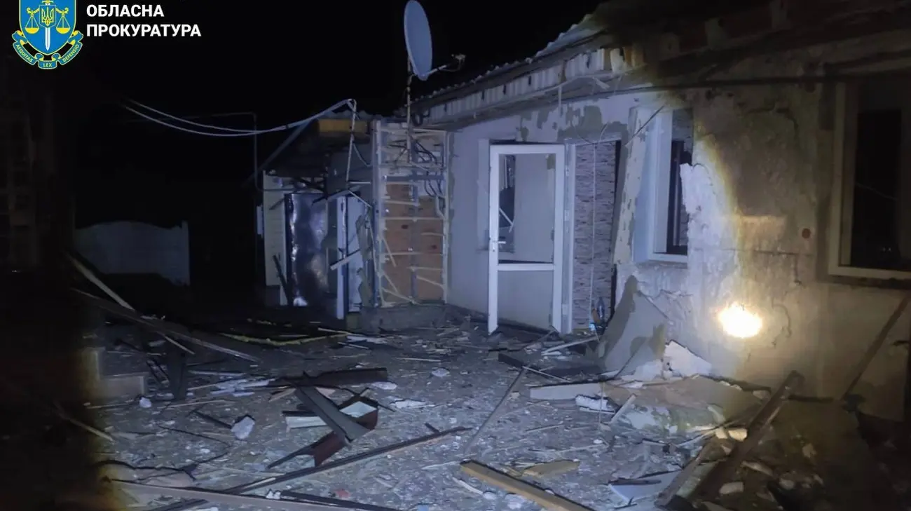 Російський дрон атакував Вільшани: постраждала родина