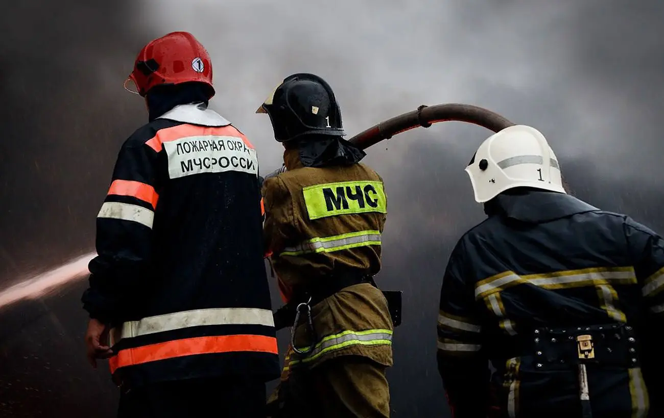 Пожежа на нафтоперекачувальній станції біля Брянська після удару