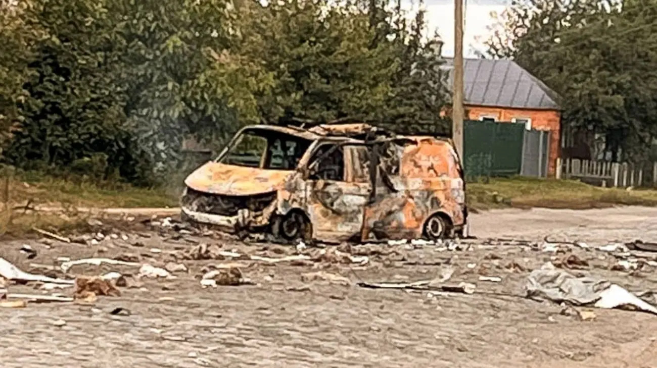 Російський дрон атакував авто на Сумщині: є загиблий і поранений