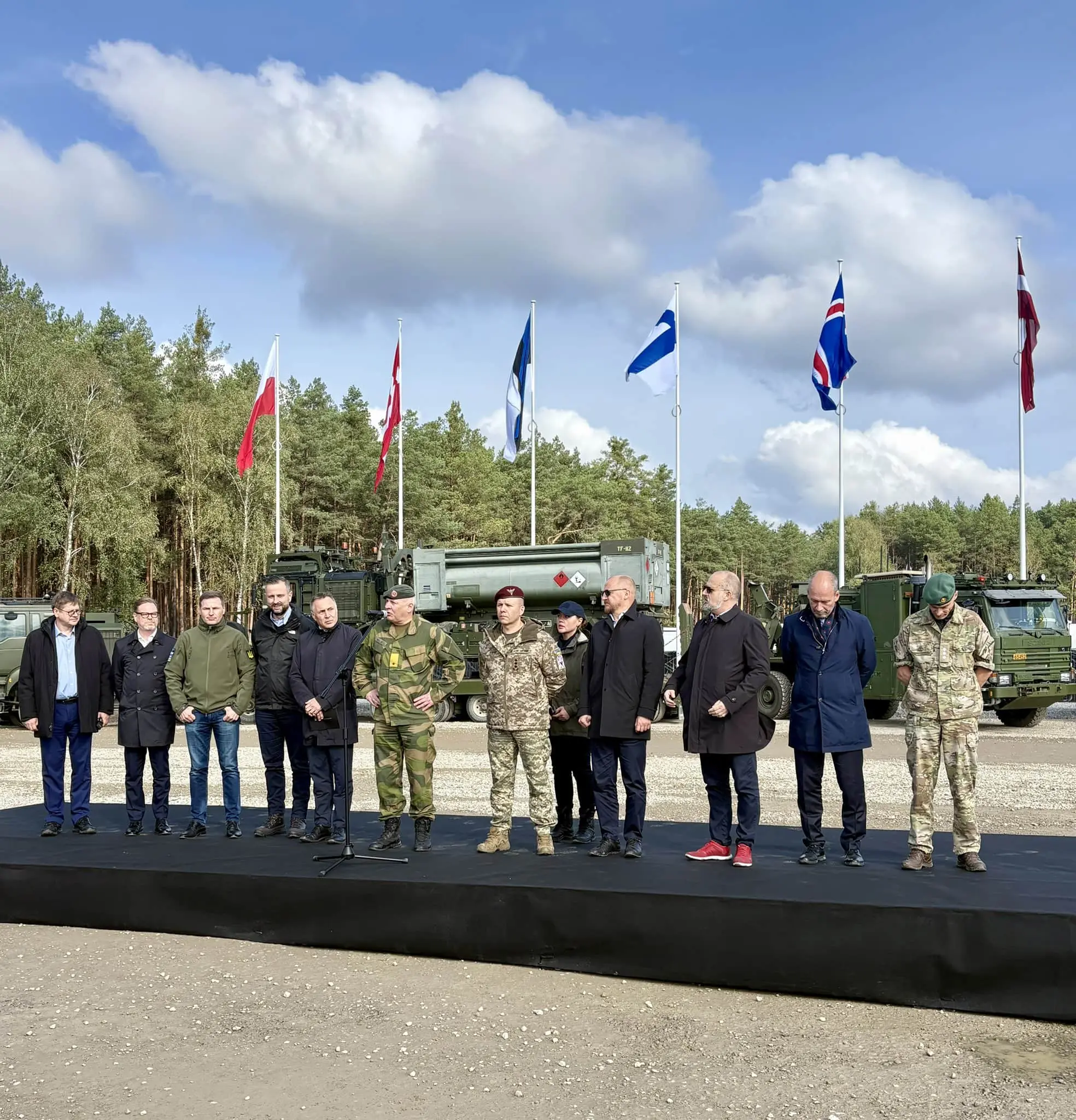 У Польщі офіційно відкрили норвезький навчальний табір для українських військових
