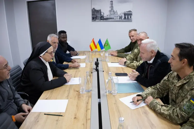 З представниками монастиря з Барселони зустрівся мер Харкова