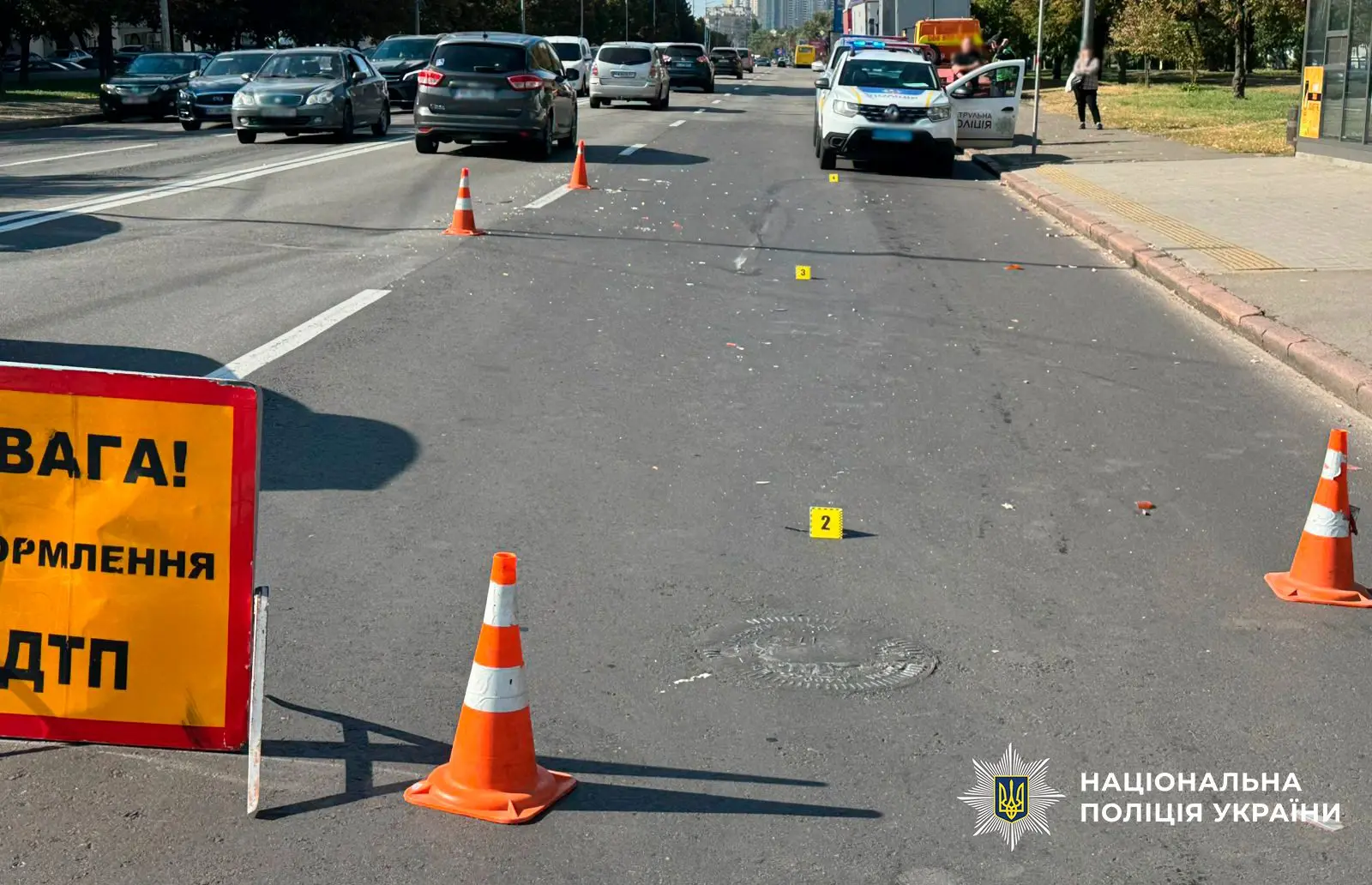 У столиці затримали п’яну водійку, яка збила військовослужбовицю біля переходу та втекла
