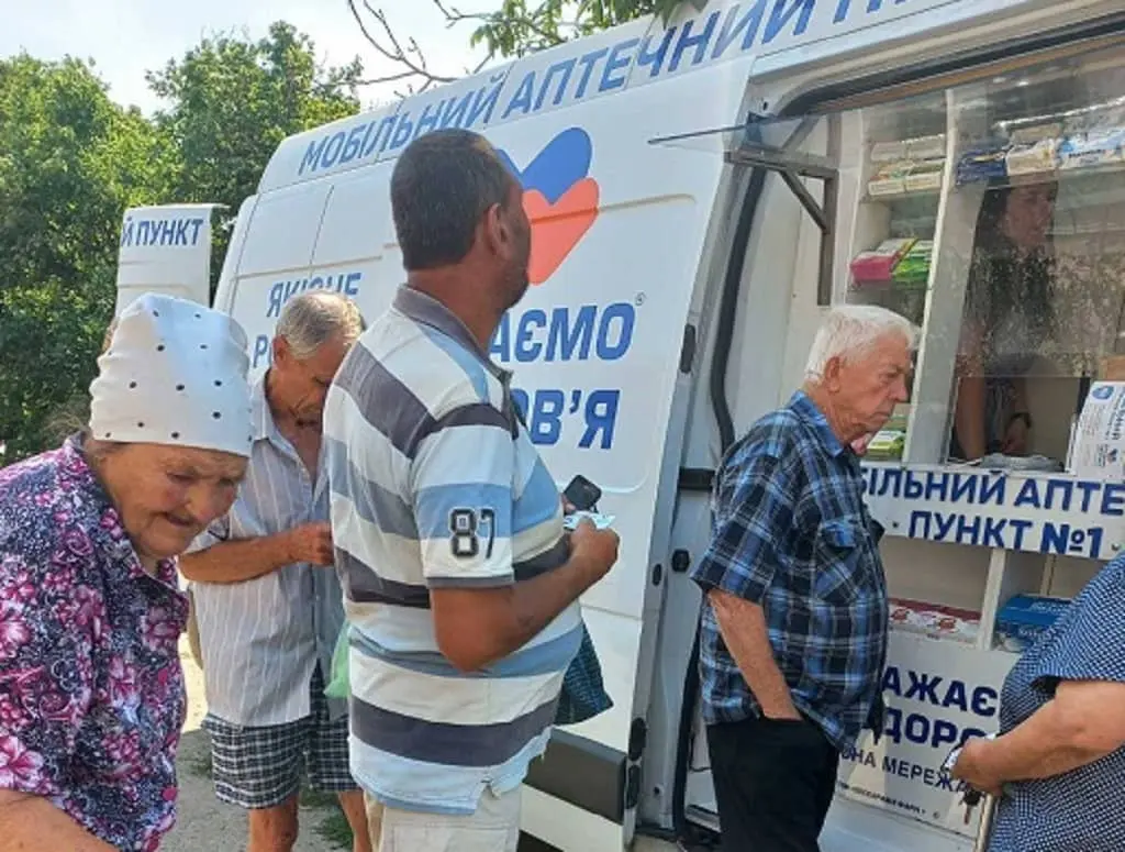 Мобільна аптека «Бажаємо здоров'я» працює в Одесі