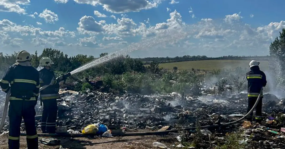 На Вінниччині рятувальники ліквідували 7 пожеж на відкритих територіях
