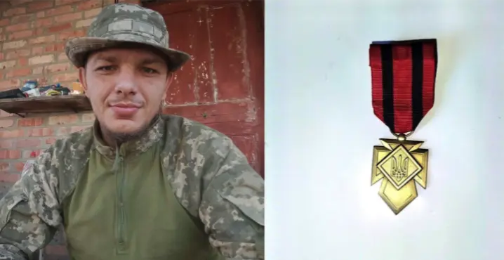 Військового Ігоря Манюка з Буковини відзначили нагородою "Хрест Хоробрих"