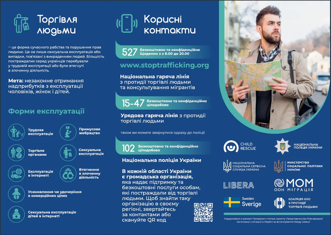 Жертви торгівлі людьми: жителям Харківщини повідомили «гарячі» лінії