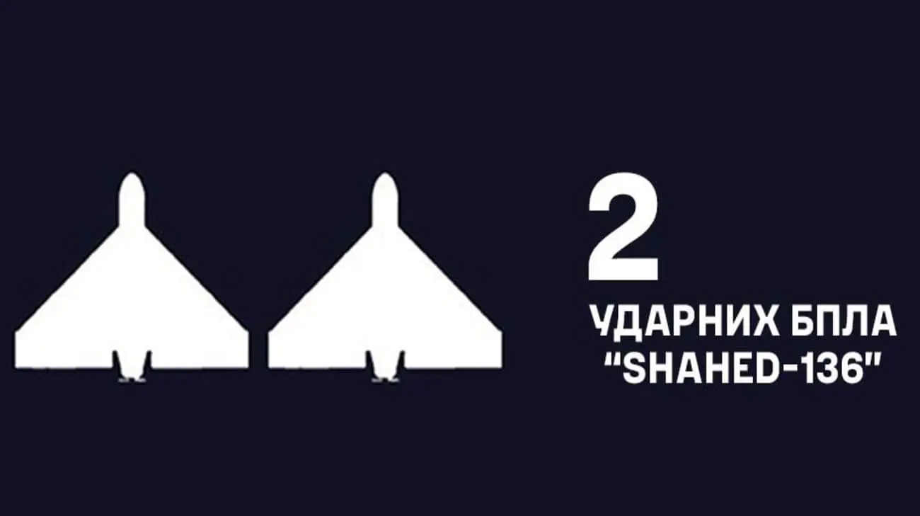 Вночі ВМС знищили 2 ворожі "Шахеди"