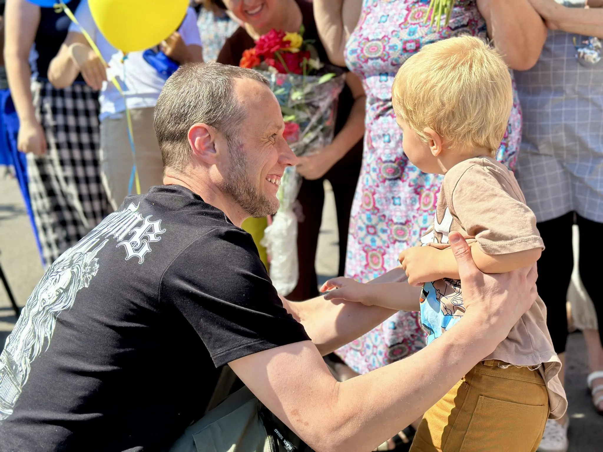 Прикордонник Віталій Гиренко повернувся додому після полону