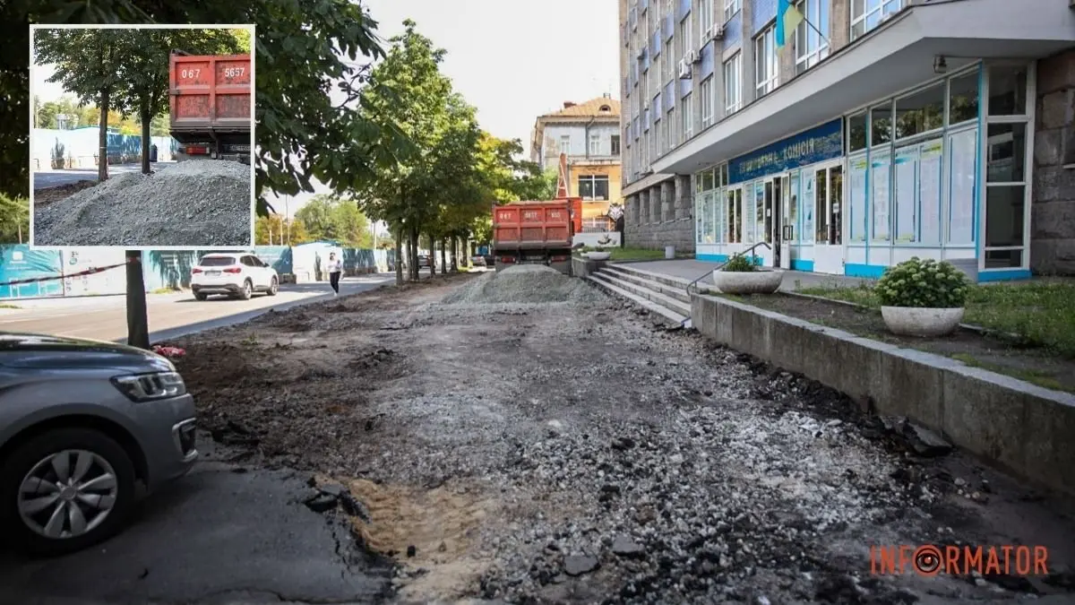 Люди йдуть по дорозі: біля "Дніпровської політехніки" створюють безбарʼєрний маршрут