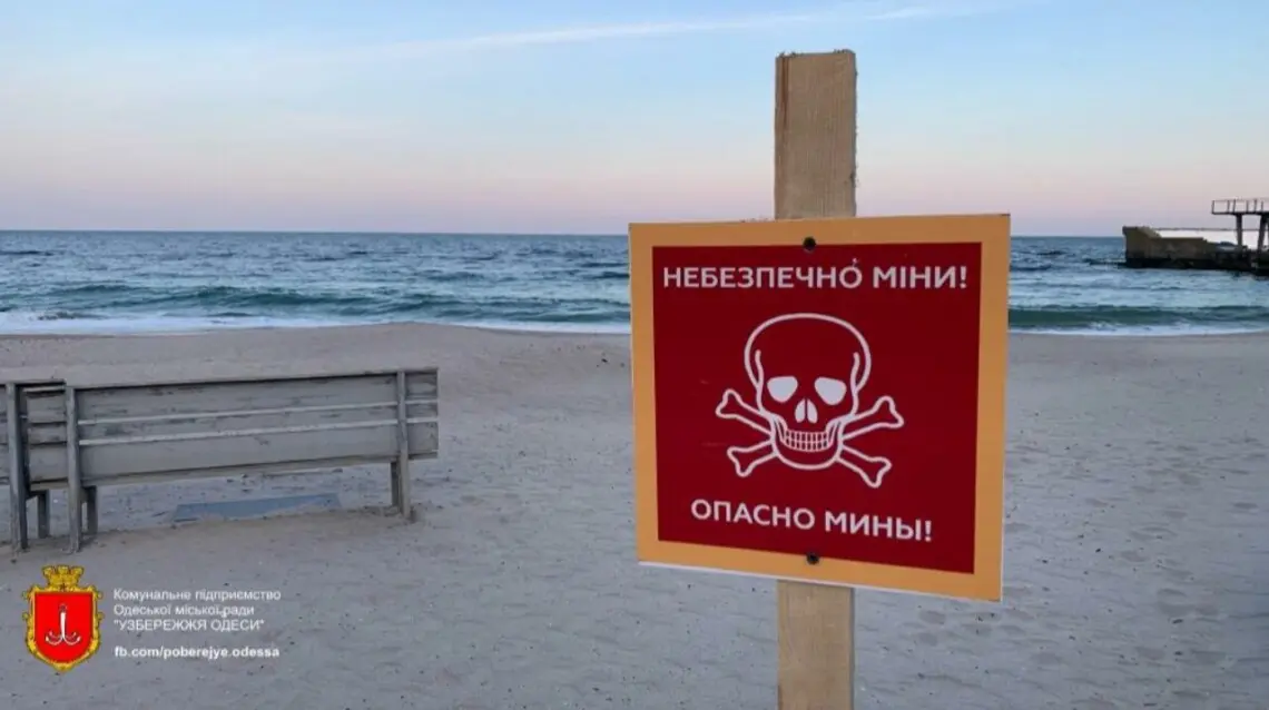 На берег Одещини штормом винесло 8 мін, їх знешкодили моряки