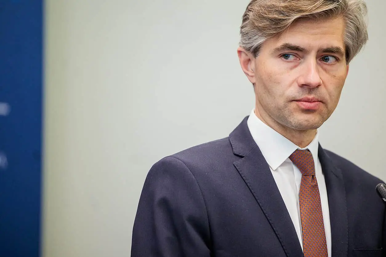 До Києва прибув глава МЗС Литви і записав відео з Михайлівської площі