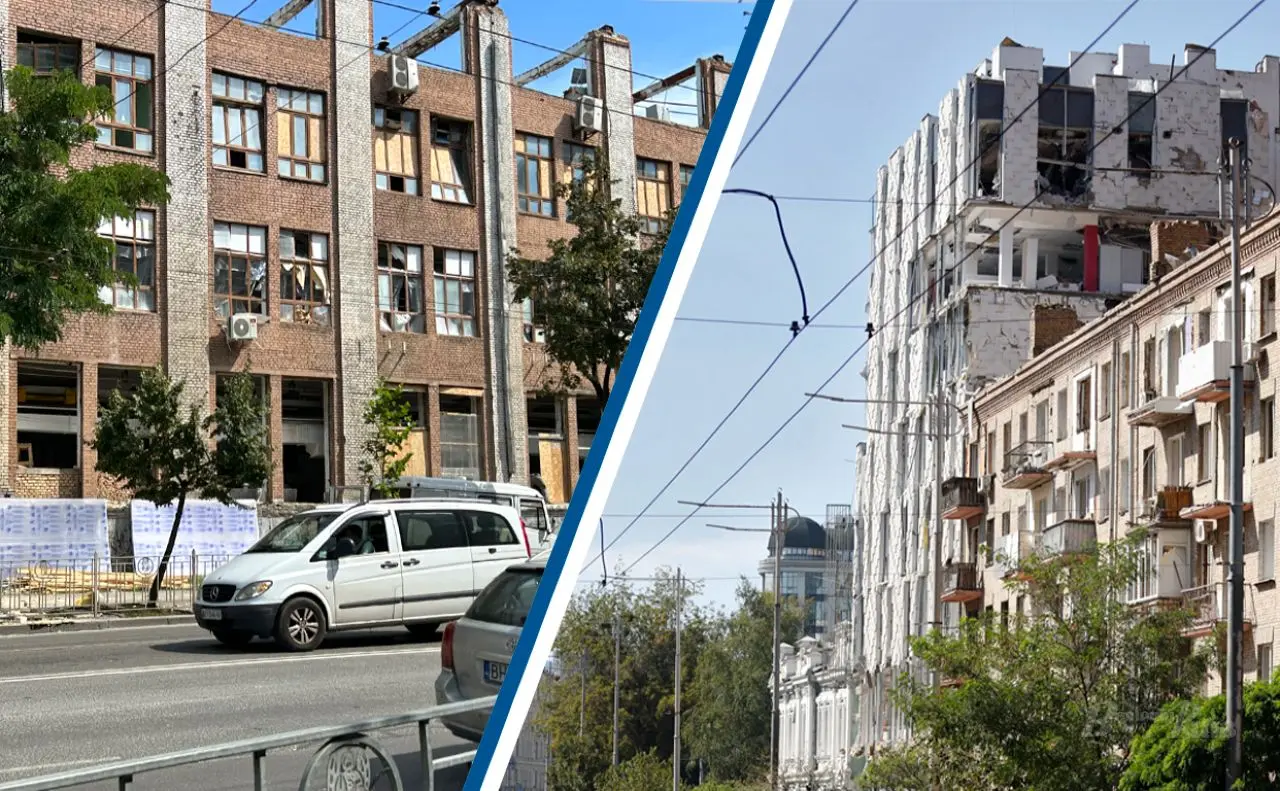 Як виглядають Шевченківський та Голосіївський райони Києва після російської атаки. ФОТОРЕПОРТАЖ