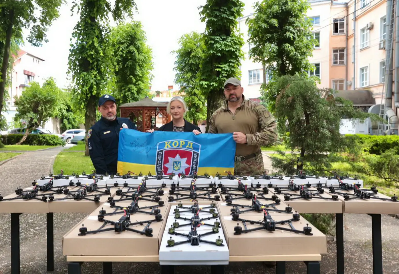 Вінниччина передала партію FVP-дронів вінницькому КОРДу