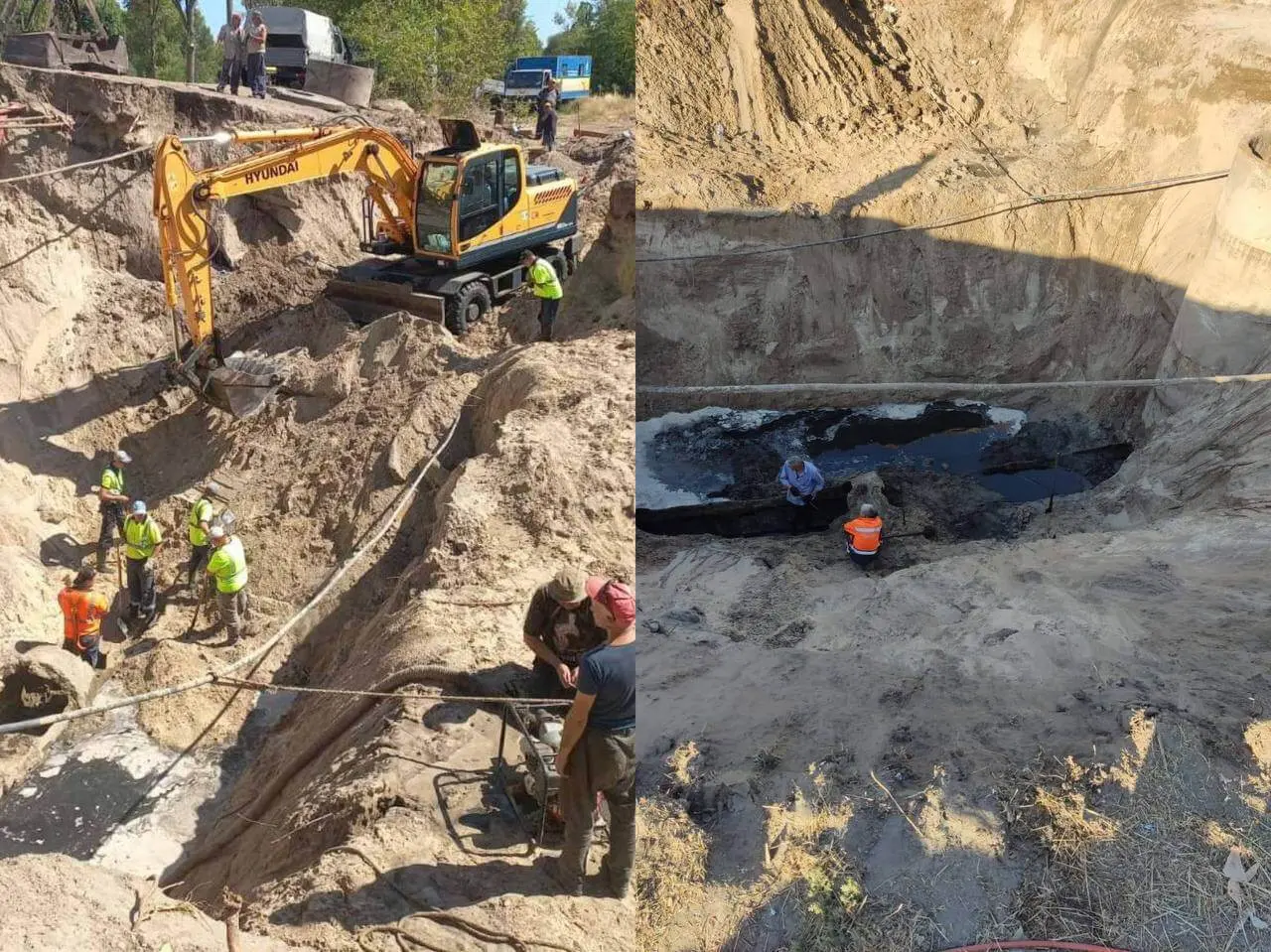 На Дніпропетровщині масштабна аварія на магістральному колекторі: без води половина великого міста