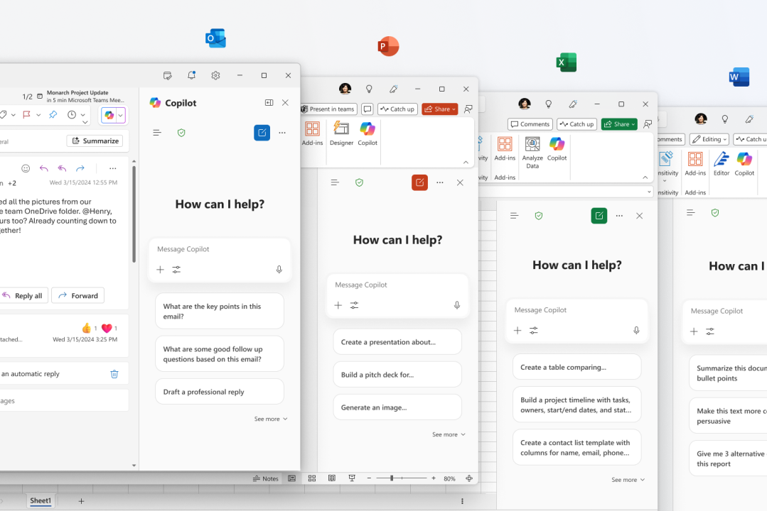 Microsoft Office тепер має безплатні функції Copilot Chat