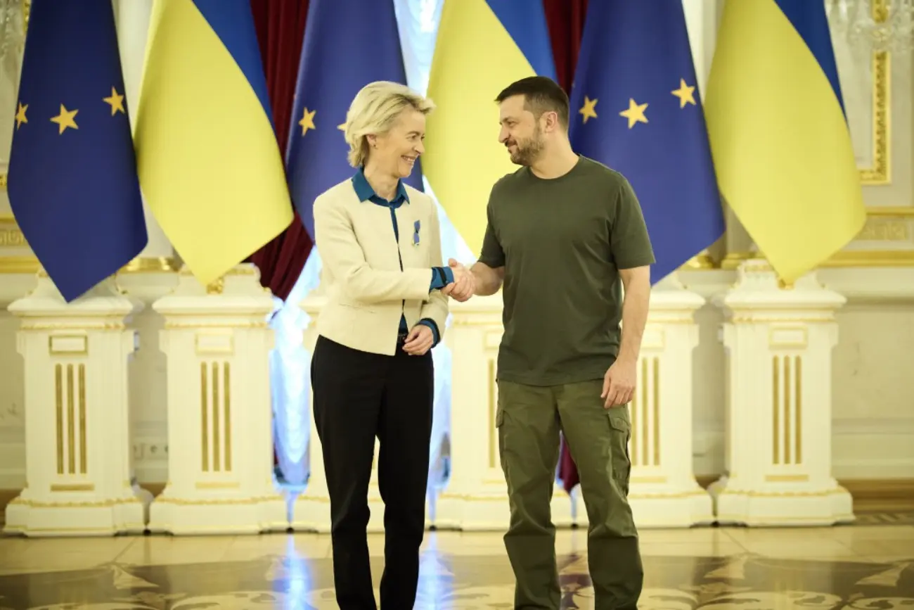 Розмова фон дер Ляєн та Зеленського про шлях до миру в Україні