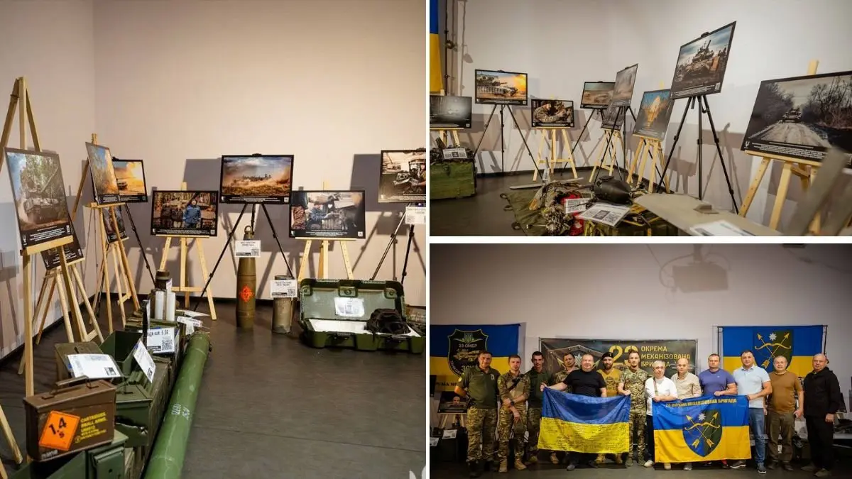 У Дніпрі відкрилася виставка до Дня танкових військ Збройних Сил України