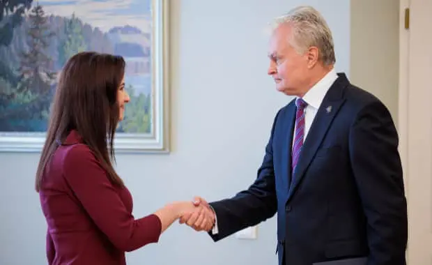 Інгу Ругінене зустрілася з президентом Литви: що обговорювали?