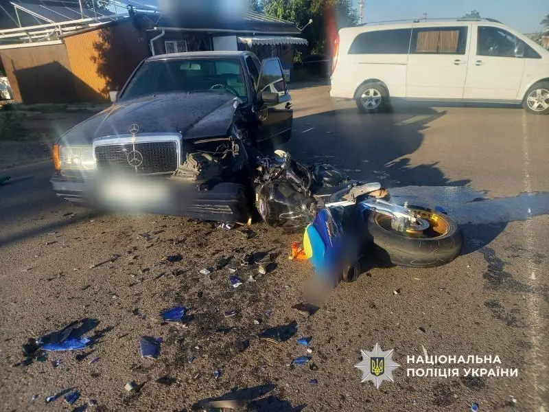 На Одещині внаслідок ДТП загинув водій мотоцикла
