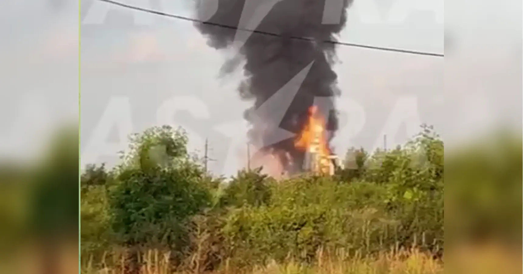 Атака дронів на РФ: пожежі на НПЗ і залізничних станціях