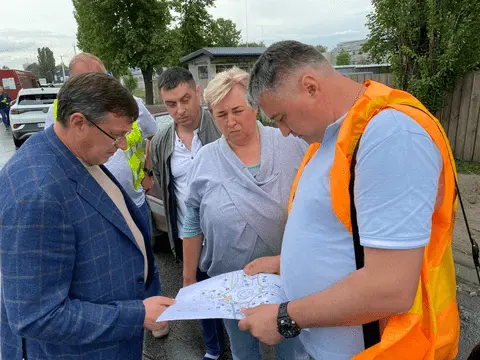 У Броварах триває облаштування кругової розв’язки на важливому промисловому вузлі