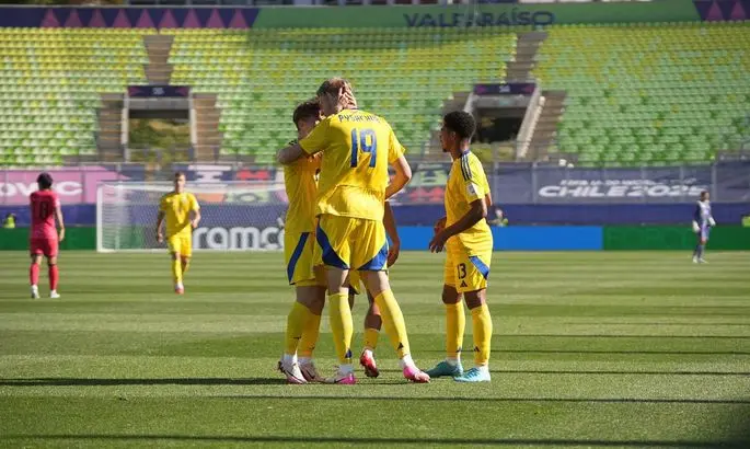 Сборная Украины U20 в первом тайме обеспечила комфортное преимущество. ВИДЕО голов