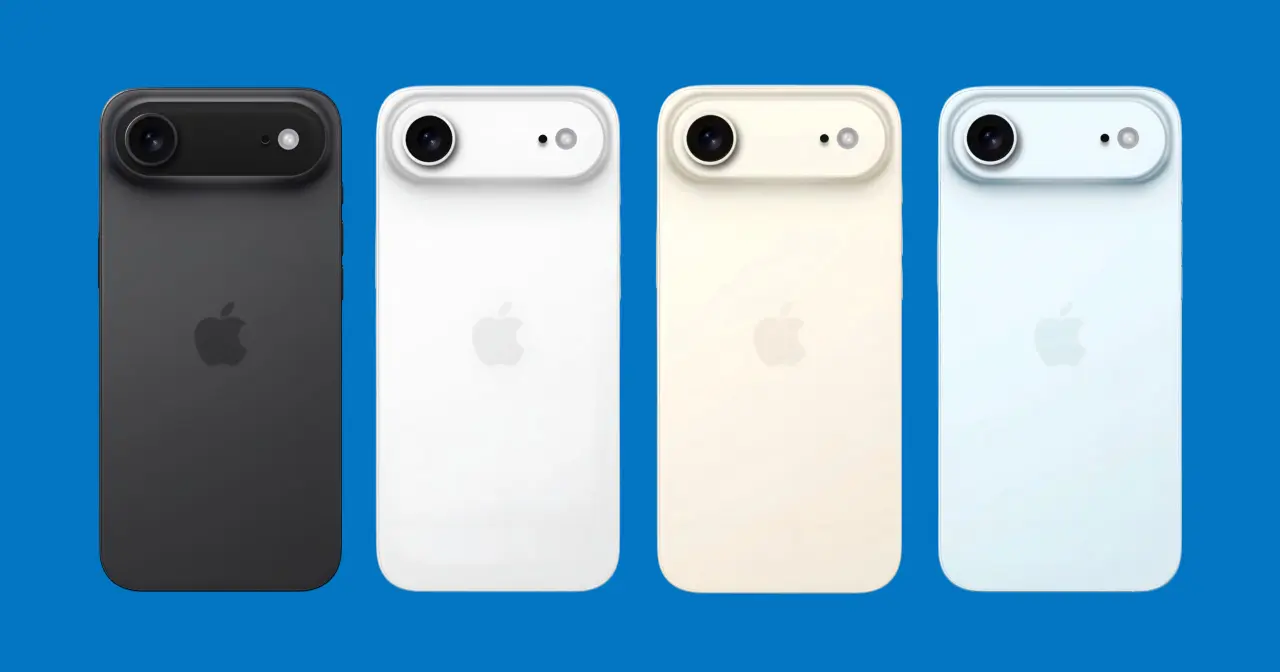 iPhone 17 Air може вийти у чотирьох нових кольорах