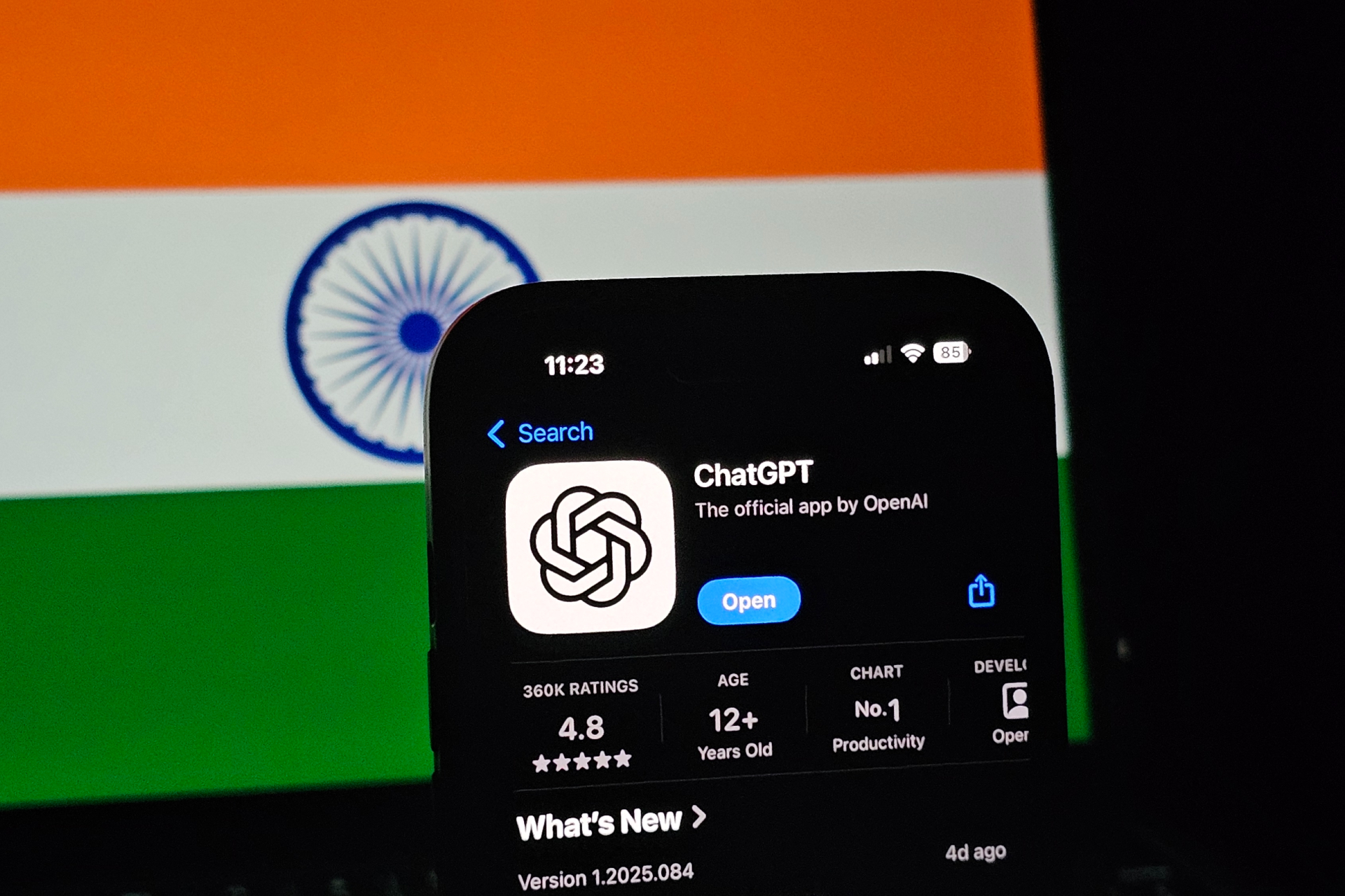 OpenAI запускає в Індії тарифний план ChatGPT менш ніж за $5