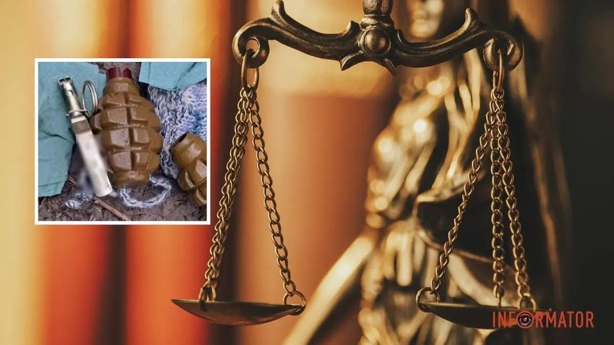 У Дніпрі чоловік погрожував підірвати гранату біля торгівельного закладу: справу скерували до суду