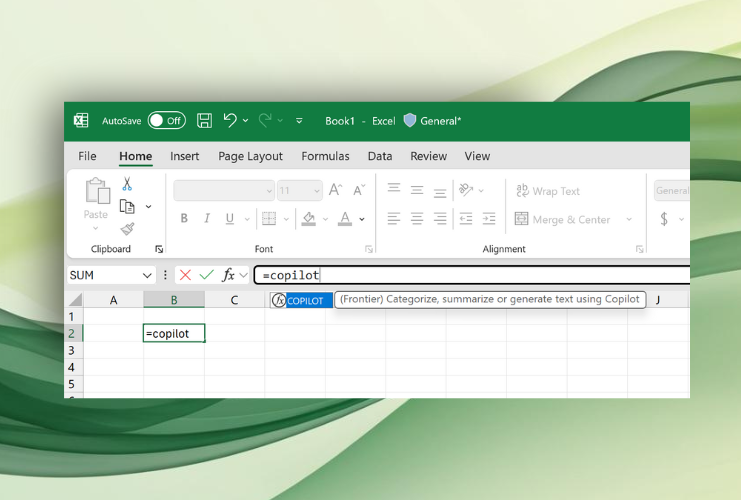 Excel додає Copilot AI для заповнення комірок таблиці